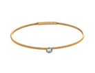 1/3ct. Diamond Flex Bangle Bracelet in 14K Yellow and White Gold
