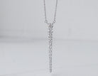 1ct. t.w. Diamond Graduated Drop Pendant in 10K White Gold