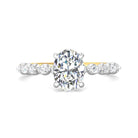 1/3ct. t.w. Diamond Engagement Ring in 14K White and Yellow Gold