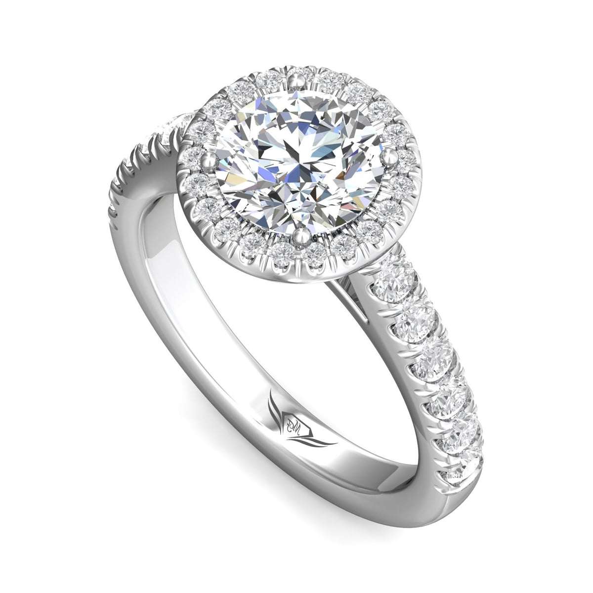 3/4ct. t.w. Diamond Engagement Ring in 14K White Gold