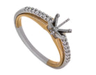 1/7ct. t.w. Diamond Engagement Ring in 14K Yellow and White Gold