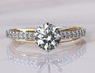 1/7ct. t.w. Diamond Engagement Ring in 14K Yellow and White Gold