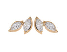 1/2ct. t.w. Marquise Cut Newborn Lab Created Diamond Stud Earrings in 14K Yellow Gold
