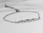 1/14ct. t.w. DIamond Bolo Bracelet in Sterling Silver