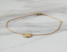 6.5–7.5" Engravable Disc Bracelet in 14K Yellow Gold