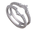 1/3ct. t.w. Diamond Wedding Guard in 14K White Gold