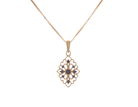 1/8ct. t.w. Black Diamond Pendant in 10K Yellow Gold