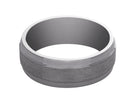 8mm High Polish Men's Wedding Band in Cobalt Chrome