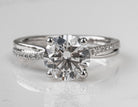 2 3/4ct. t.w. Round Cut Newborn Lab Created Diamond Engagement Ring in 14K White Gold