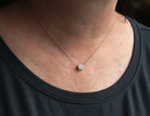 1/6ct. t.w. Cushion Shape Newborn Lab Created Diamond Fashion Pendant in Sterling Silver