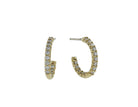 1/2ct. t.w. Inside/Out Diamond Hoop Earrings in 14K Yellow Gold