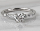 3/4ct. t.w. Round Cut Diamond Engagement Ring in 14K White Gold