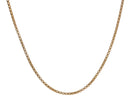 18" 1.8mm Gold Rounded Box Chain in 14K Yellow Gold