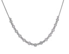 2 1/2ct. t.w. Newborn Lab Created Diamond Bezel Necklace in 14K White Gold