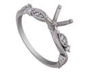 1/8ct. t.w. Diamond Engagement Ring in 14K White Gold