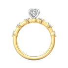 1/5ct. t.w. Diamond Engagement Ring in 14K White and Yellow Gold