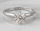 1ct. Round Cut Solitaire Diamond Engagement Ring in 14K White Gold
