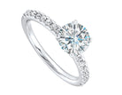 1/4ct. t.w. Diamond Engagement Ring in 14K White Gold