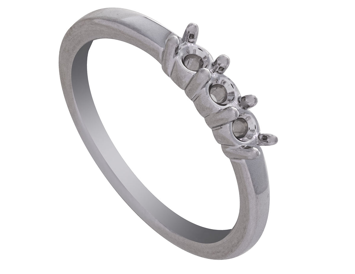 Family Ring in Sterling Silver