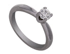 1/2ct. Solitaire Kessler 81 Round Diamond Engagement Ring in 14K White Gold