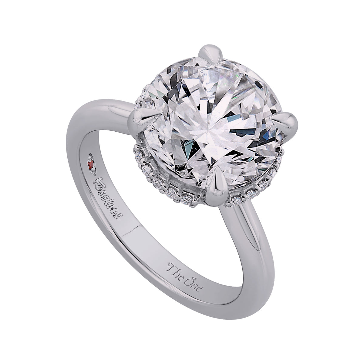 1/5ct. t.w. Diamond Engagement Ring in 14K White Gold