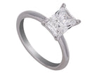 2ct. Radiant Cut Newborn Lab Created Solitaire Engagement Ring in 14K White Gold