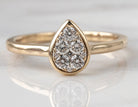 1/4ct. t.w. Diamond Cluster Ring in 14K Yellow Gold