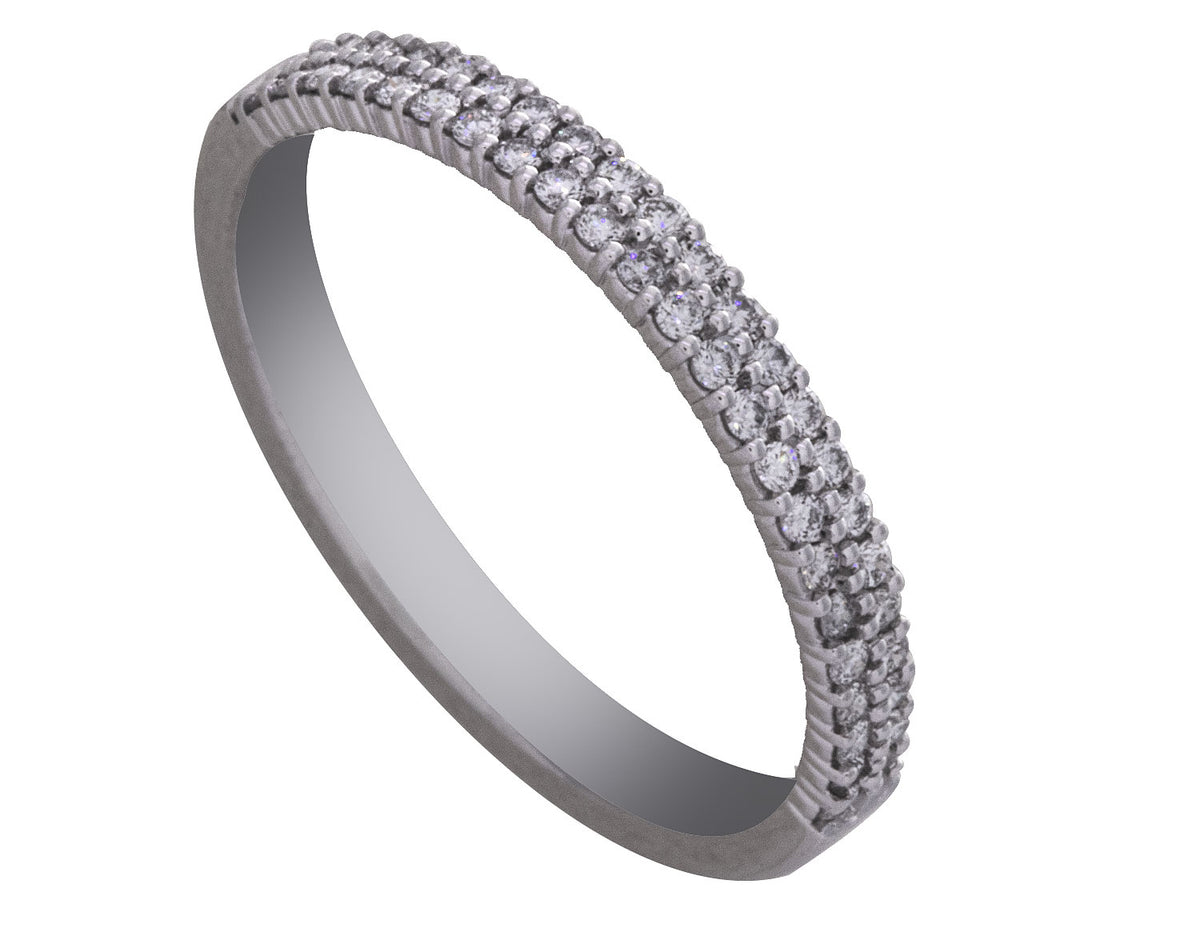 1/4ct. t.w. Diamond Anniversary Ring in 14K White Gold