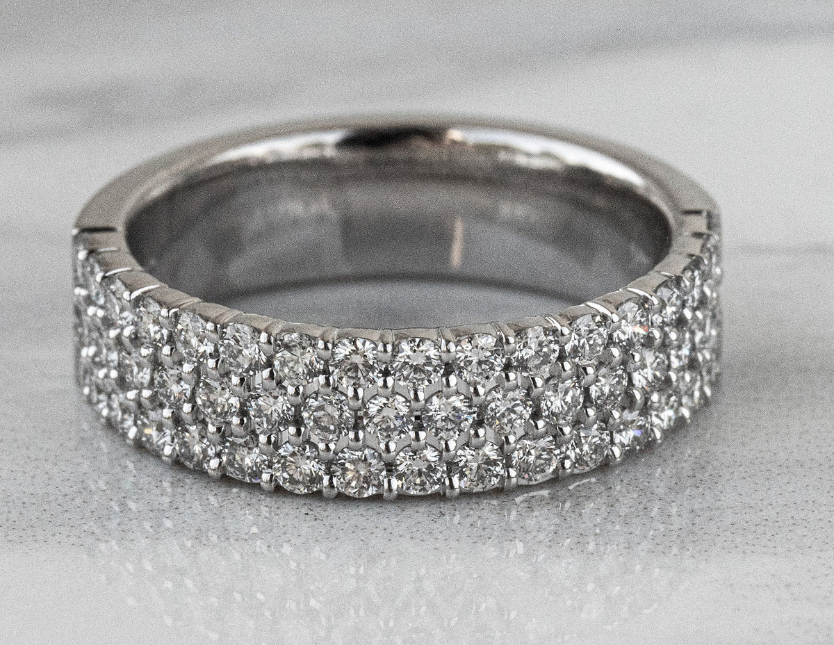 1ct. t.w. Diamond Anniversary Ring in 14K White Gold