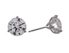4ct. t.w. Newborn Lab Created Diamond Martini Stud Earrings in 14K White Gold