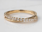 1/5ct. t.w. Diamond Crossover Ring in 14K Yellow Gold