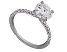 1 2/3ct. t.w. Round Cut Newborn Lab Created Diamond Engagement Ring in 14K White Gold