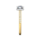 1/4ct. t.w. Round Cut Diamond Engagement Ring in 14K Yellow and White Gold