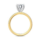 1/8ct. t.w. Diamond Engagement Ring in 14K Yellow and White Gold