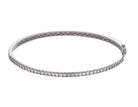 1ct. t.w. Newborn Lab Created Diamond Bangle Bracelet in 14K White Gold
