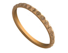 Faceted Stacking Ring in 14K Yellow Gold