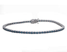 2 7/8ct. t.w. Blue Diamond Bracelet in 14K White Gold