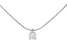 1/4ct. Kessler 81 Raindrop Pendant in 14K White Gold