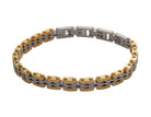 Stainless Steel/Gold-IP Watch Link Chain Bracelet