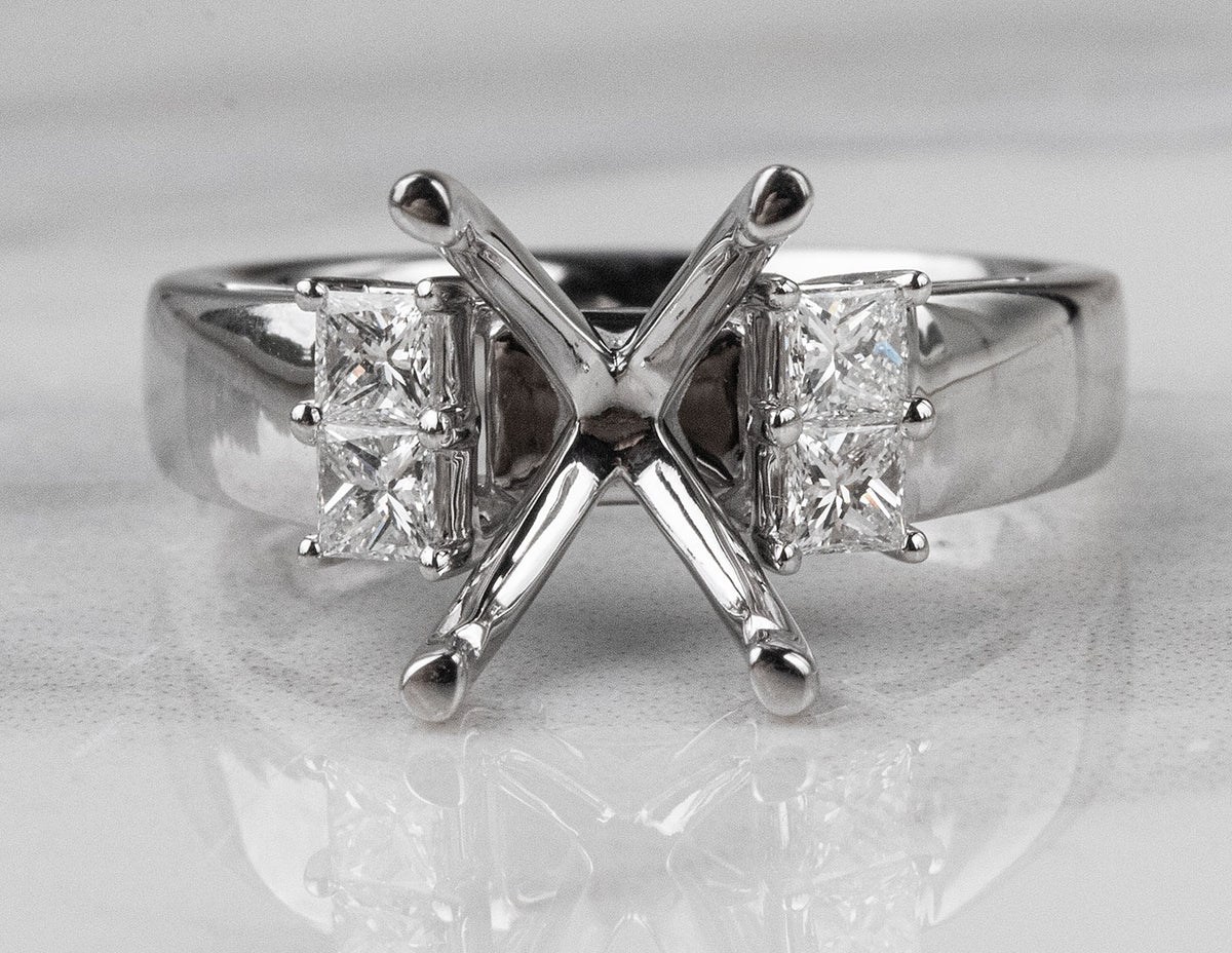 2/5ct. t.w. Diamond Engagement Ring in 14K White Gold