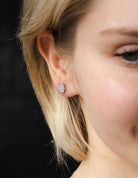 1/4ct. t.w. Pear Shape Newborn Lab Created Diamond Earrings in Sterling Silver