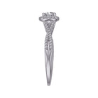 1/3ct. t.w. Round Cut Diamond Engagement Ring in 14K White Gold