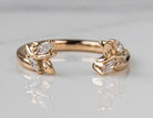 1/6ct. t.w. Marquise Cut Diamond Wedding Wrap Ring in 14K Yellow Gold