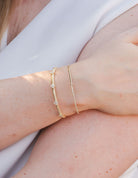 3/4ct. t.w. Diamond Clover Bangle Bracelet in 14K Yellow Gold