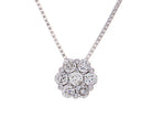 1/3ct. t.w. Cluster Pendant in 14K White Gold