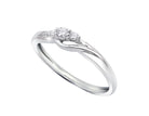 1/14ct. t.w. 3-Stone Diamond Promise Ring in Sterling Silver