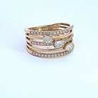 3/4ct. t.w. Diamond Fashion Ring in 14K Yellow Gold
