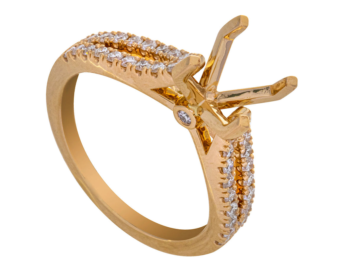 1/2ct. t.w. Diamond Engagement Ring in 14K Yellow Gold