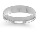5mm Plain Men's Wedding Ring in 14K White Gold
