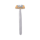 1/10ct. t.w. Diamond Engagement Ring in 14K White and Yellow Gold